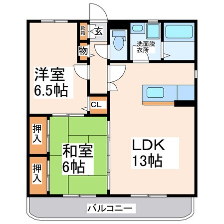 メゾンドレカンの物件間取画像